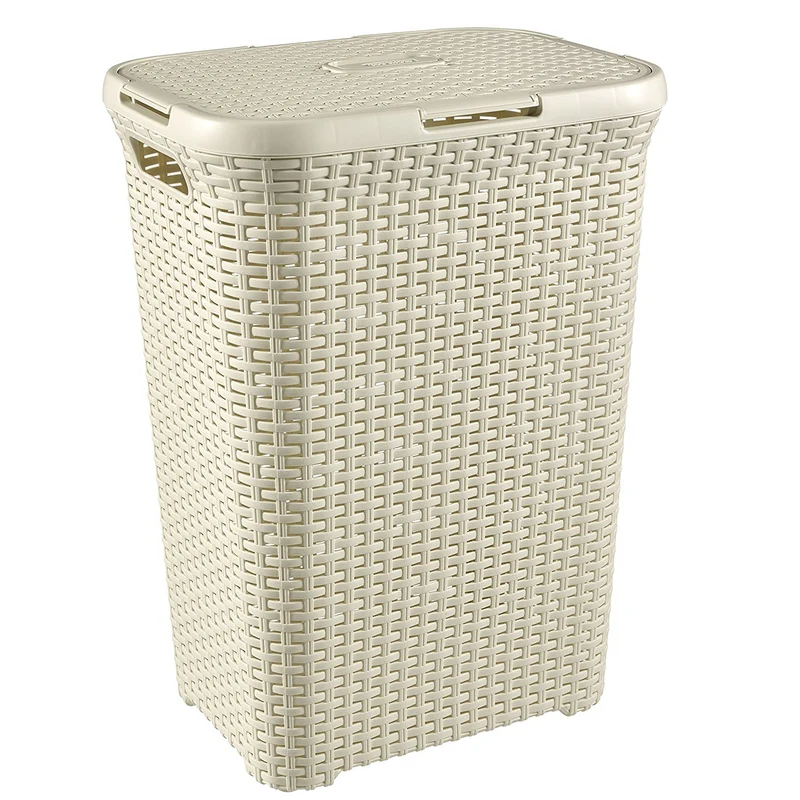 Curver Style Wasmand - 60 l - Vintage wit kunststof