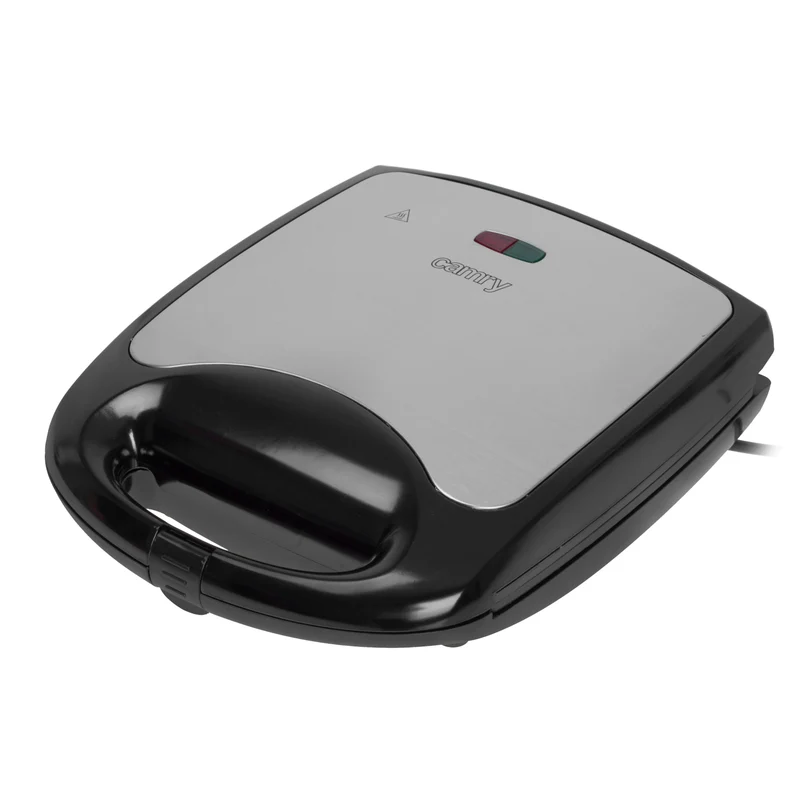Tosti ijzer - Zwart/zilver Sandwich Camry CR3023 thermostaat met antikleeflaag