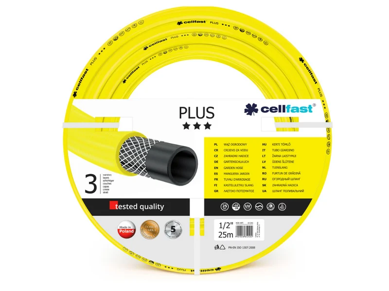 Tuinslang Cellfast Plus 1/2 "25 m 3-laags tuinslang