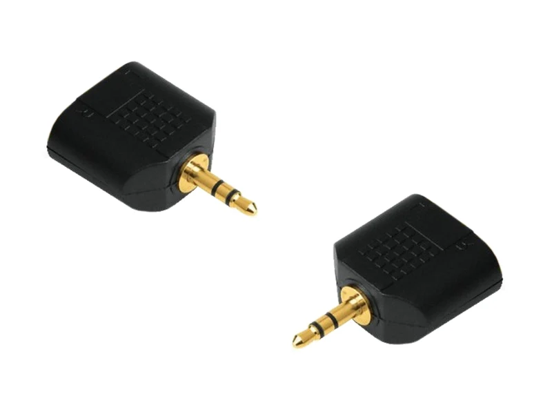 3,5mm jack plug / 3,5mm jack socket splitter NH552 goud
