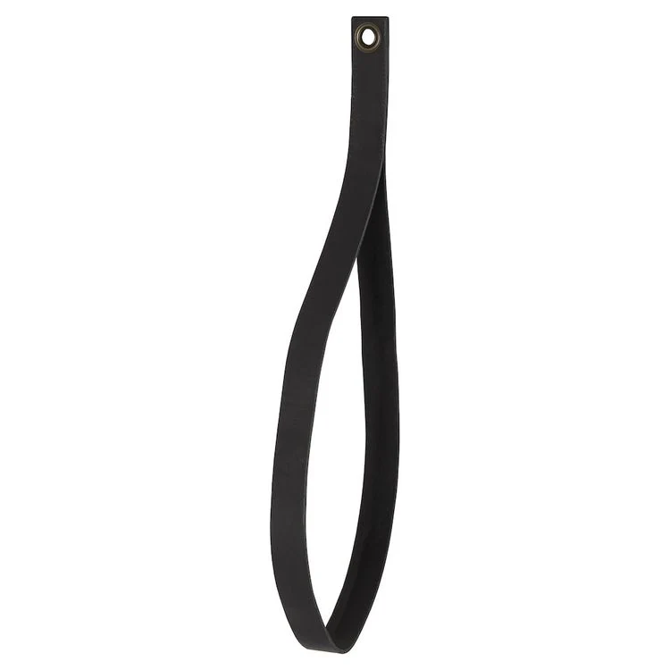 Duraline leren ophangband zwart 100cm