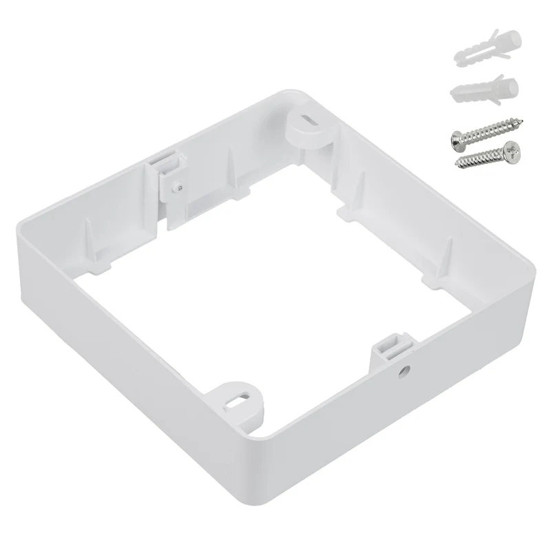 Maclean - Opbouw Frame voor LED-paneel 18W - vierkant - 170*170*38mm, MCE379 S