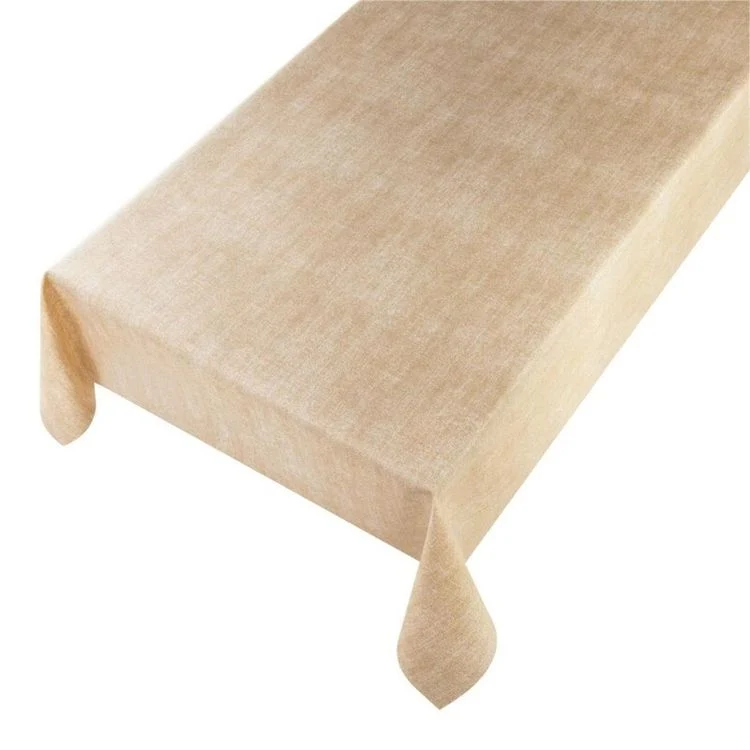 Tafelzeil Premium effen camel 140cm per meter