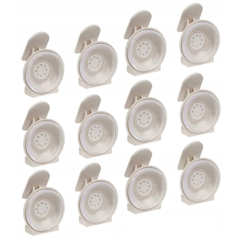 Schuifdeurslot 12 stuks GroenBlauw GB116 wit