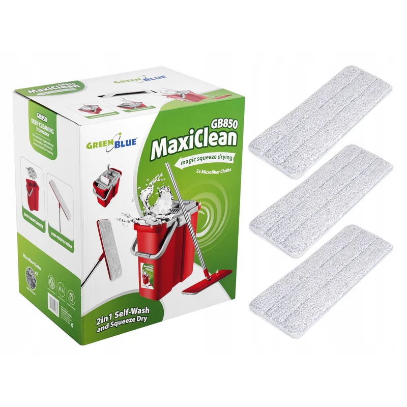 Automatische vlakmopemmer+3 microvezelinzetten