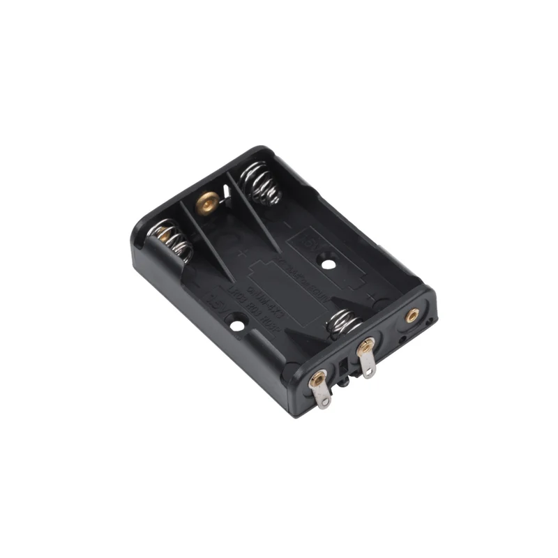 Platte batterijhouder 3xR3 AAA zwart GNI0056