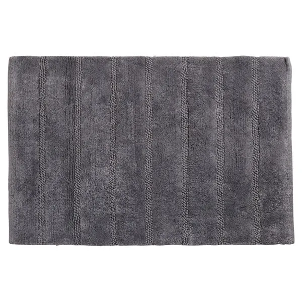 Differnz badmat Stripes anti-slip grijs 45x75cm