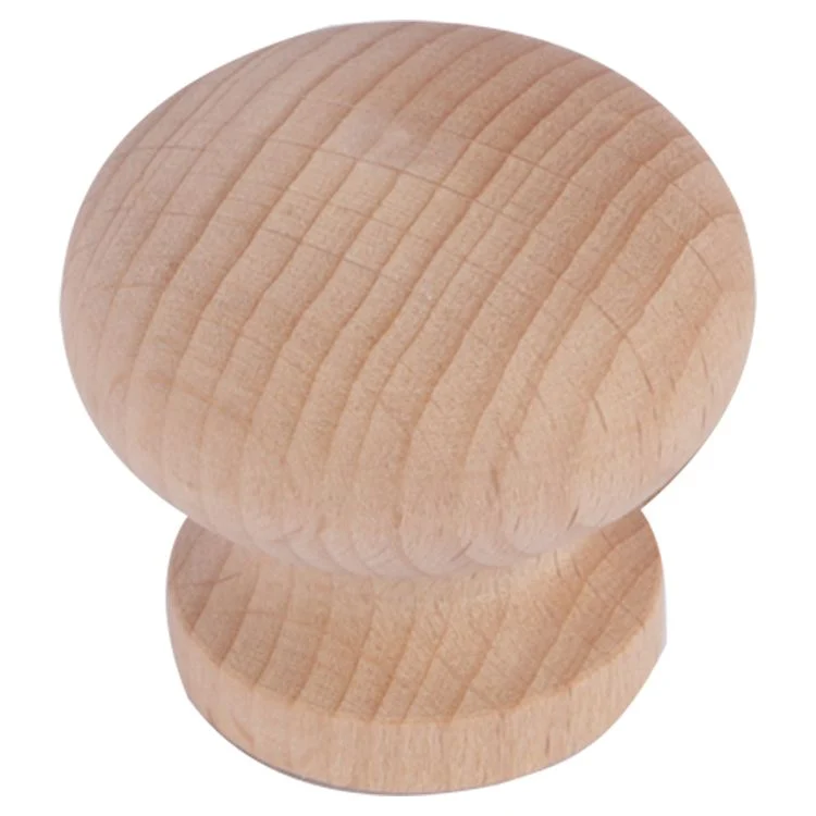 Differnz knop paddenstoel hout bruin 40mm