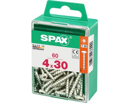 Spax schroef T-star plus bolkop 4x30mm 60st