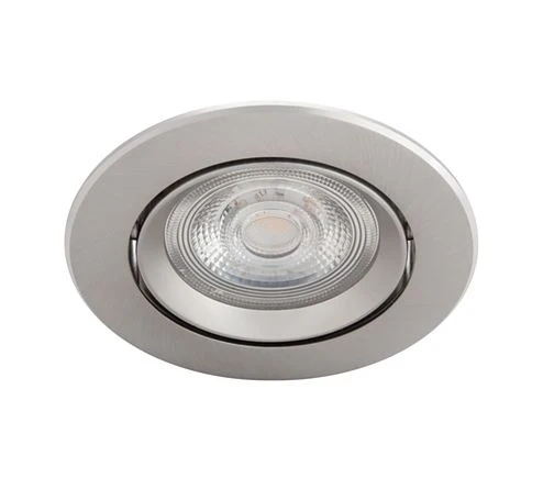 Philips LED inbouwspot Sparkle ⌀8,5cm dimbaar kantelbaar nikkel