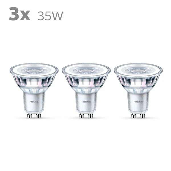 Philips LED spotlamp GU10 3,5W helder 5x5,4cm