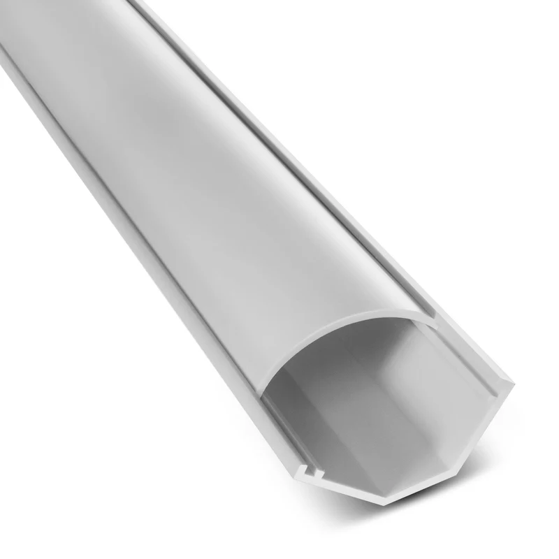 Maskeerstrip Maclean, Kabelgoot, Met tape, Wit, 1,5m 73*42mm, MCTV-577
