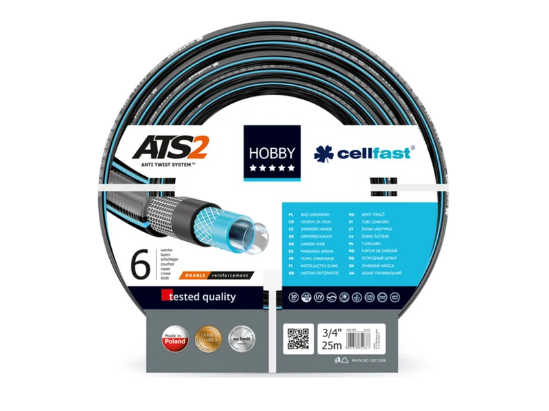 Tuinslang Hobbyslang ATS2 3/4 "25m 16-220 6lagen slang
