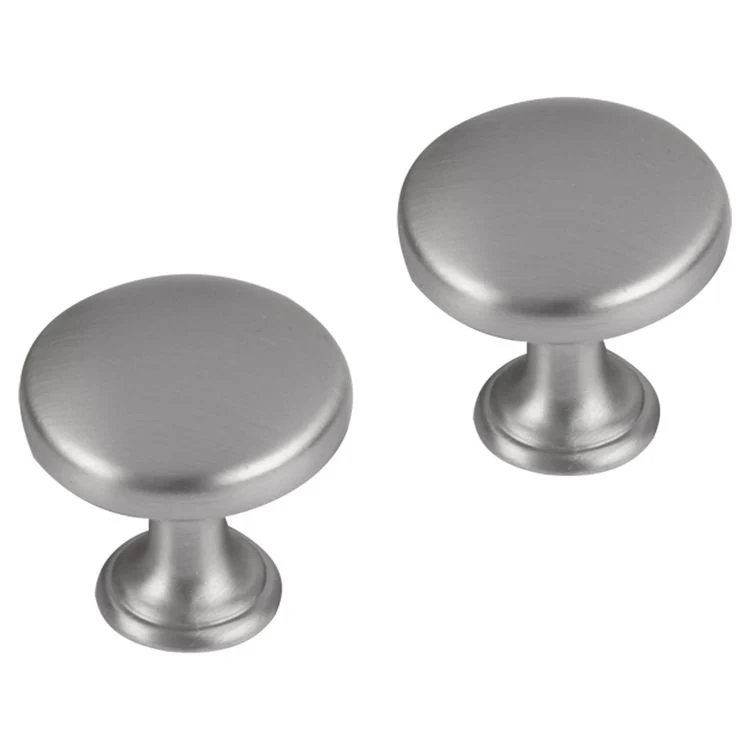 Differnz knop mat chroom 30mm 2st
