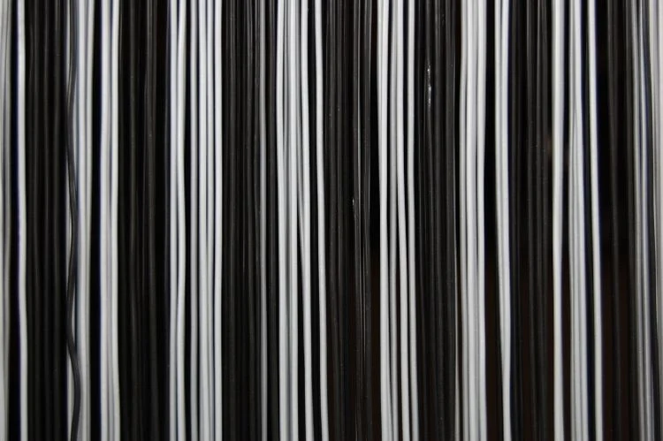 Latenda Trento 3 kunststof draden vliegengordijn zilvergrijs 100x230cm