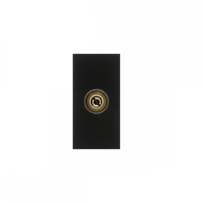 Maclean MCE726B Kabel-tv-aansluiting Modulaire wandcontactdoos zonder frame Inbouwdoos Wandcontactdoos Inbouw