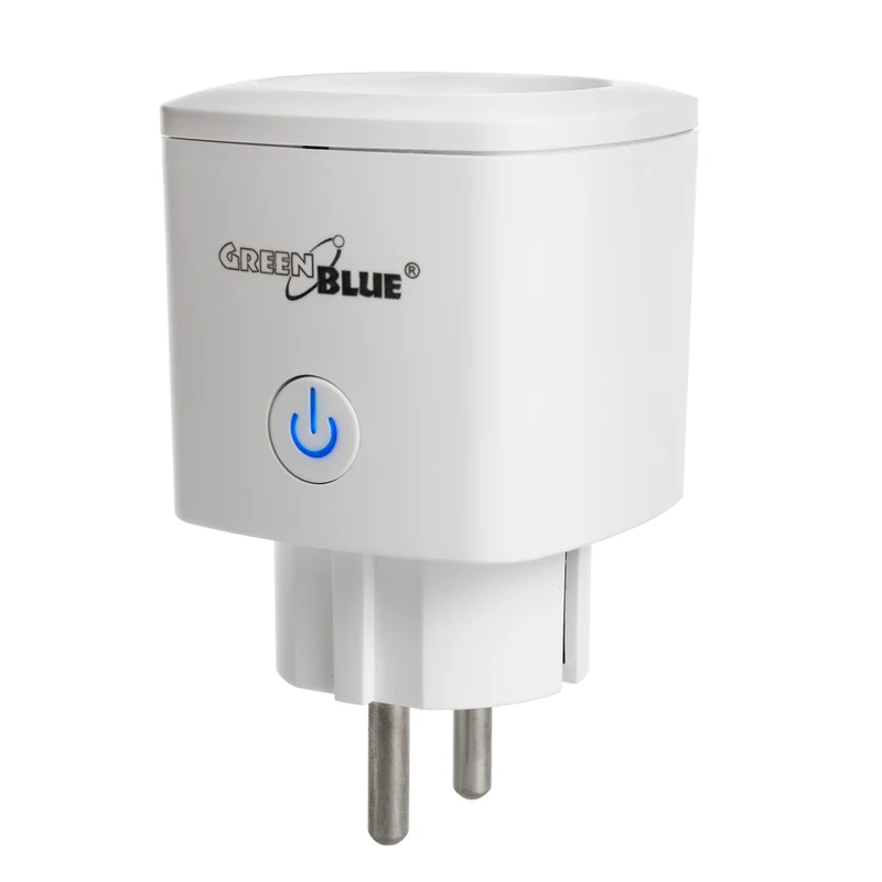Prise électrique Intelligente GreenBlue GB720 F WiFi Compatible avec Google Home Google Assistant Alexa Siri Smart Home Prise commutable Wifi 2.4Ghz
