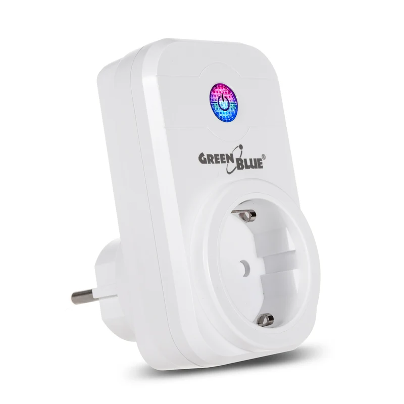 WiFi Smart plug / Stekker- stopcontact GreenBlue GB155G Shuko - alleen NL !