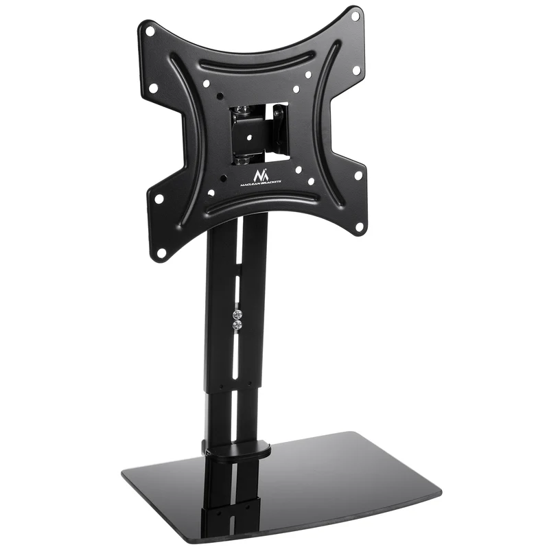 Maclean TV-wandhouder met plank, max. 20 kg, max. VESA 200x200, voor TV's van 15-42 inch, MC-451