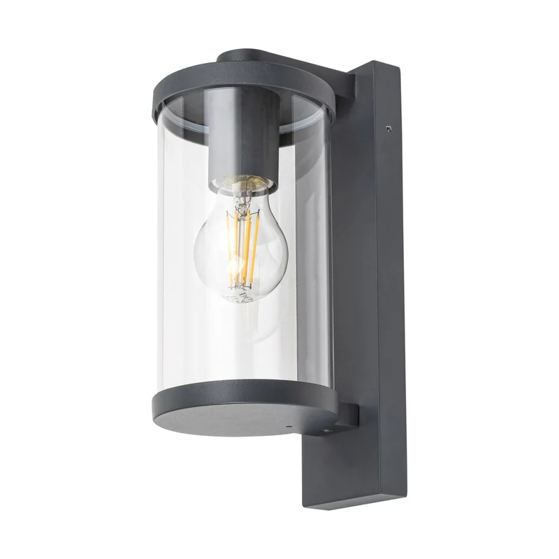 RABALUX Silistra - Buitenwandlamp - Antraciet - IP44 / E27 / 230V