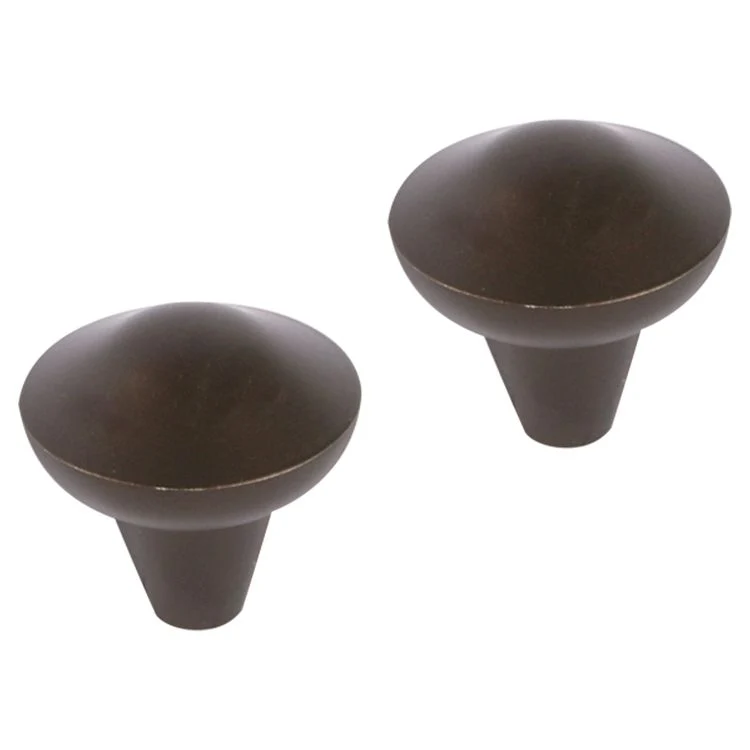 Differnz Groningen knop aluminium brons 30mm 2st