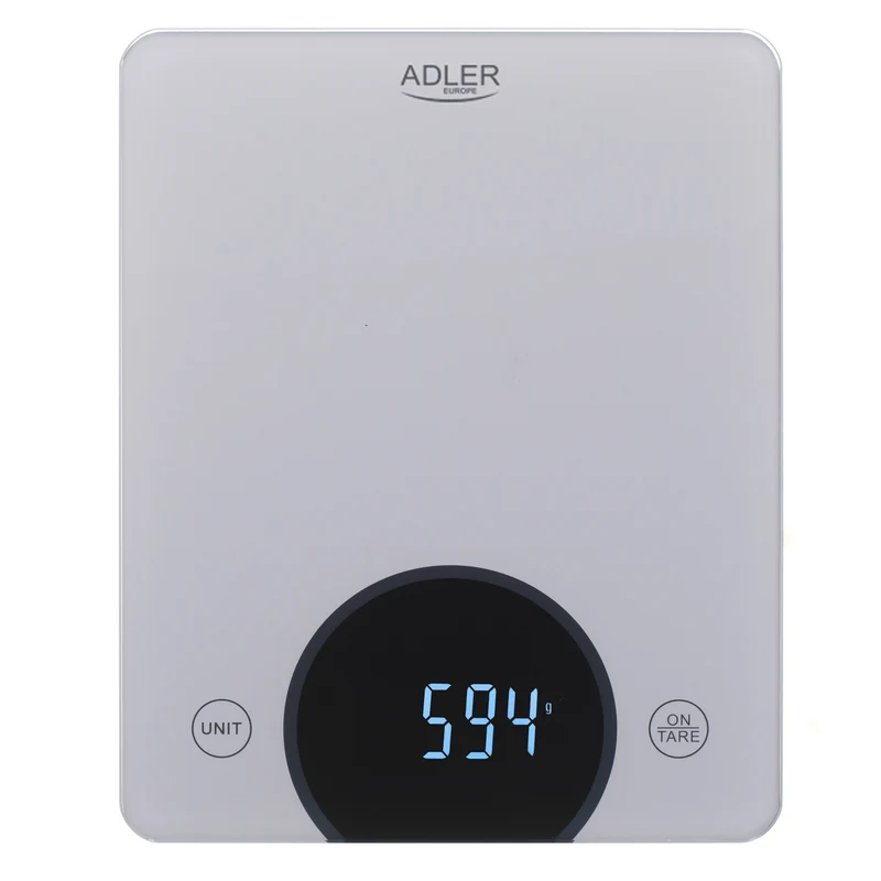 Adler AD 3173s Keukenweegschaal tot 10kg LED Afmetingen 20 x 16 cm