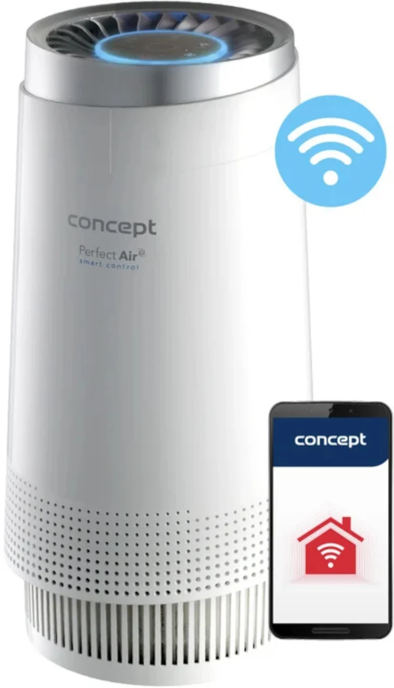 Concept CA1010 luchtreiniger - Perfect Air Smart - 20 m² \ 32 dB - Wit