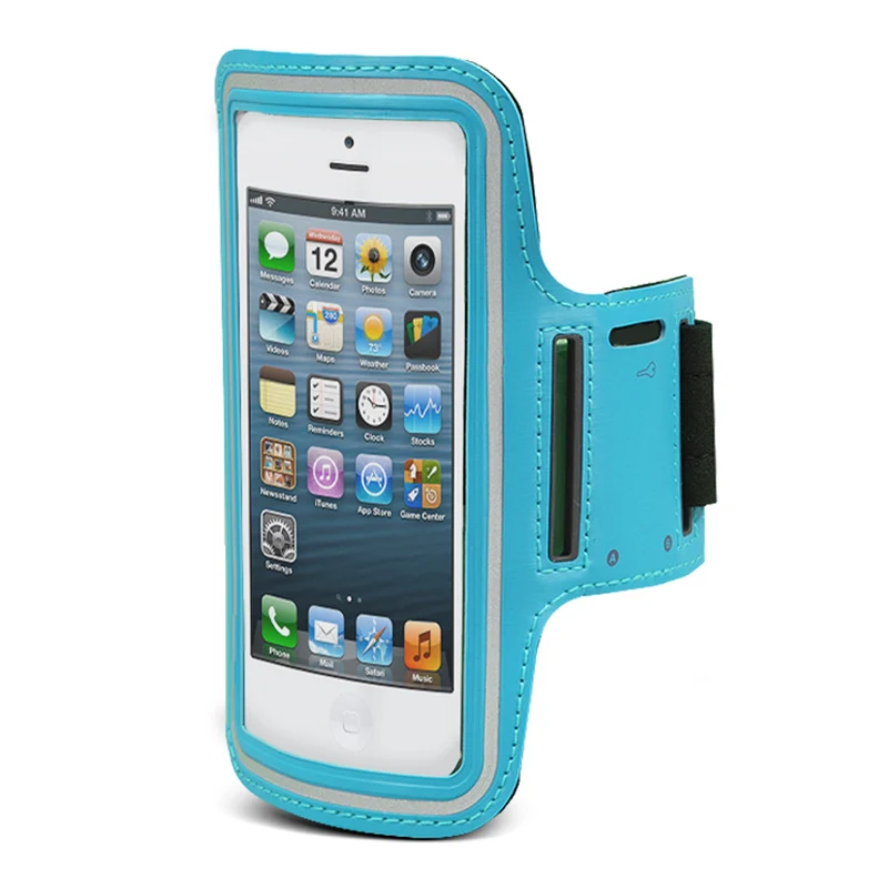 Schoudertasje telefoon turquoise 4,8" Maclean MC-405 T