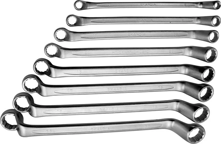 Skandia ringsleutelset 6-22mm 8-delig