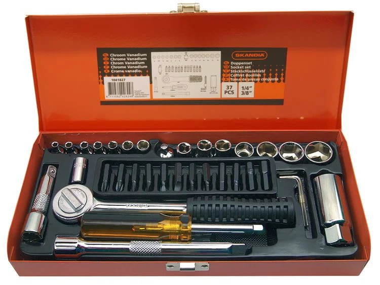Skandia dopsleutelset 3/2"x1/4'' 37-delig