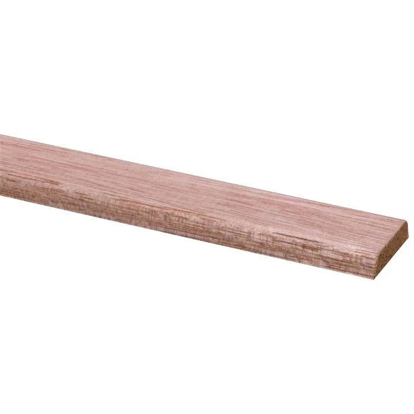 Glaslat hardhout 9x31mm 2,7m