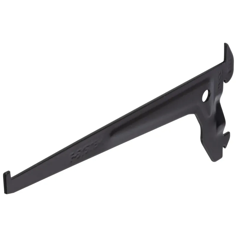 Duraline wandrailbeugel enkel staal zwart 20cm