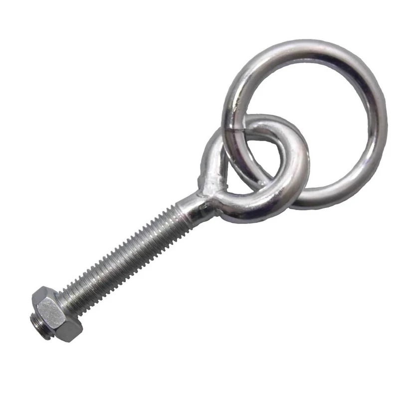 Deltafix aanlegring RVS 6x75mm