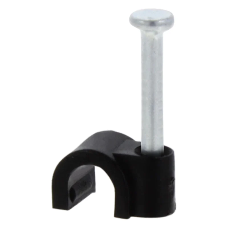Q-Link kabelclip rond 4mm zwart 50 stuks