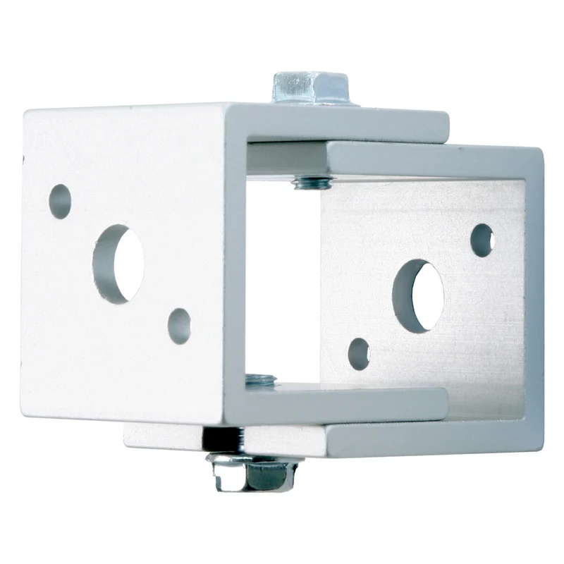 Hermeta leuninghouder vierkant aluminium