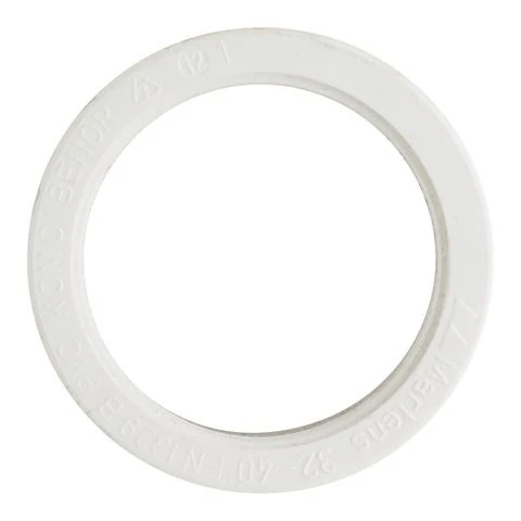 Martens overgangsstuk 32x40mm wit