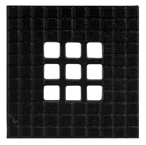 Martens deksel voor vloerput gietijzer zwart 20x0,5x20cm