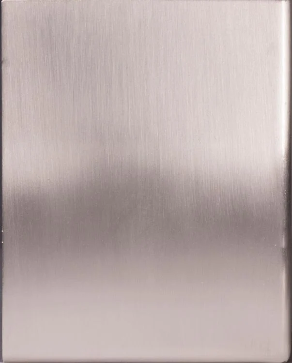 Meubelpoot vierkant metaal zilver 8x8x10cm