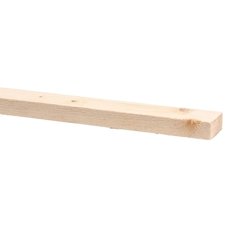 Vurenhout lat ruw 4,8x2,2cm 300cm
