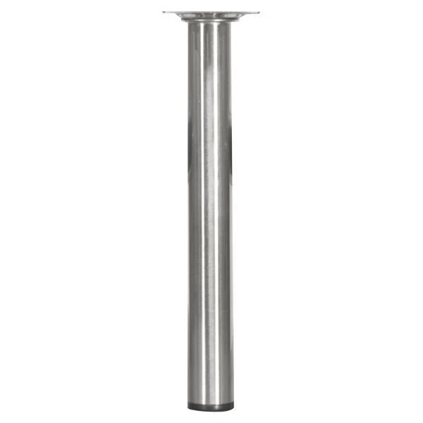 Meubelpoot rond RVS zilver ⌀3x25cm
