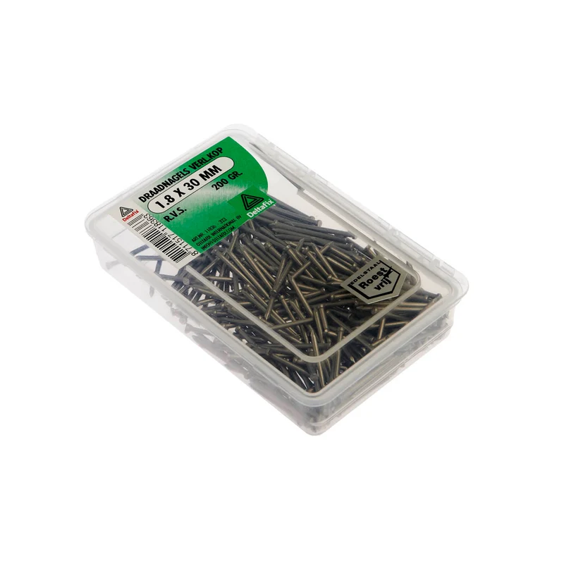 Deltafix draadnagel RVS 1,8x30mm 200gr