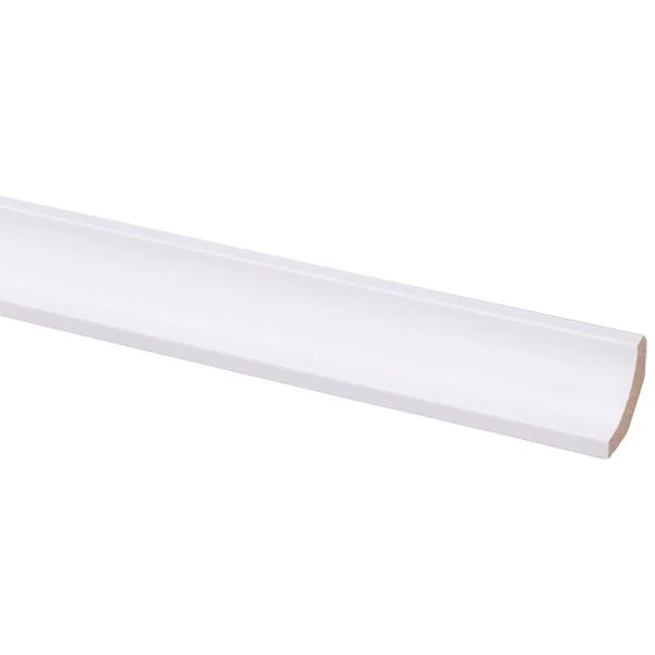Hollat MDF wit 22x22mm 2,6m