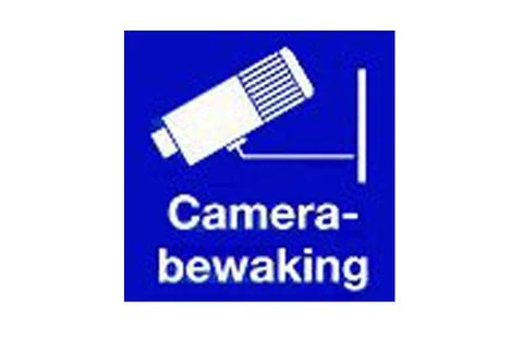 Pickup pictogram camerabewaking 100x100mm