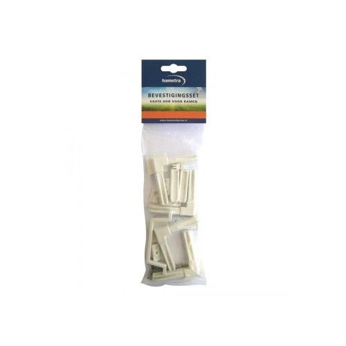 Hamstra Ultra bevestigingsset ral9010 2,7x27,5x8cm