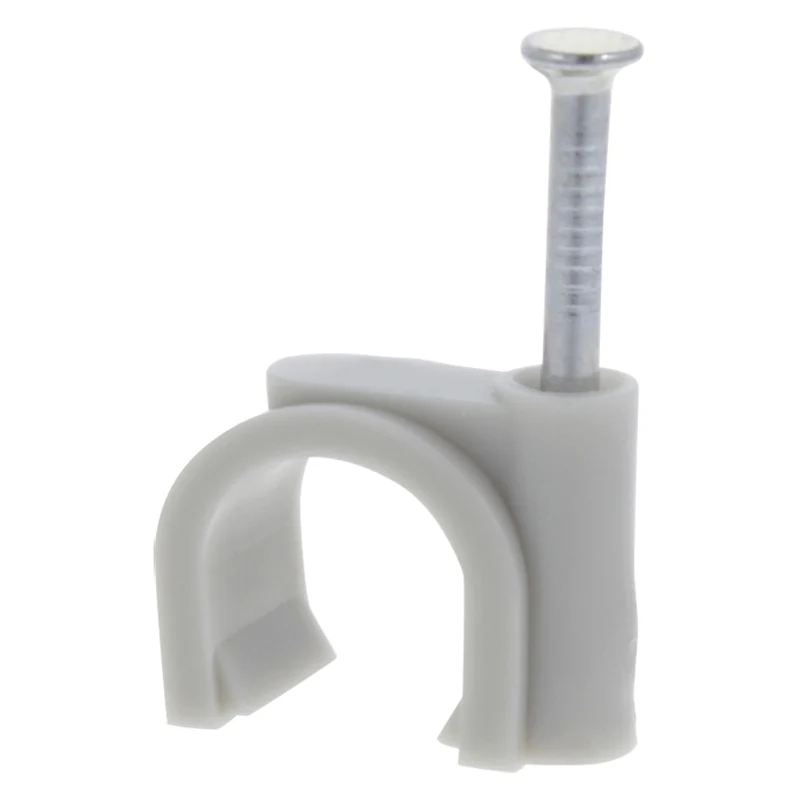 Q-Link kabelclip rond 14mm grijs 20 stuks