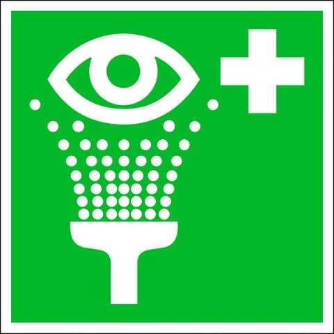 Pickup pictogram oogdouche 150x150mm