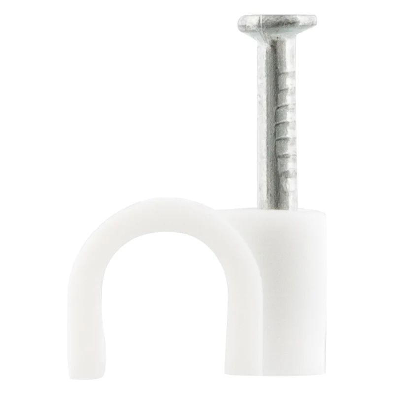 Q-Link kabelclip rond wit 6mm 50 stuks