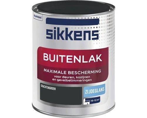 Sikkens Buitenlak zijdeglans grachtgroen 750ml
