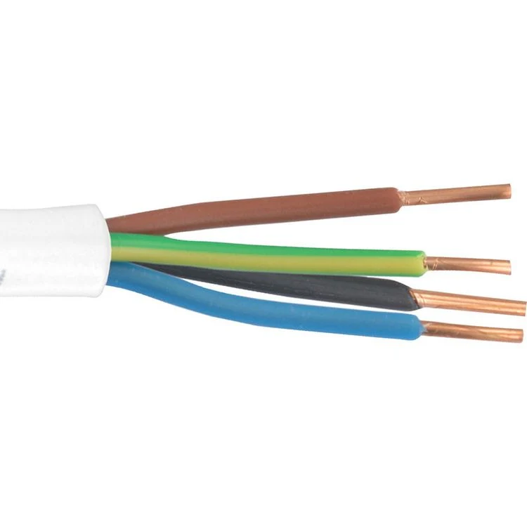 Huishoudsnoer vmvl 2,5 qm wit 3m