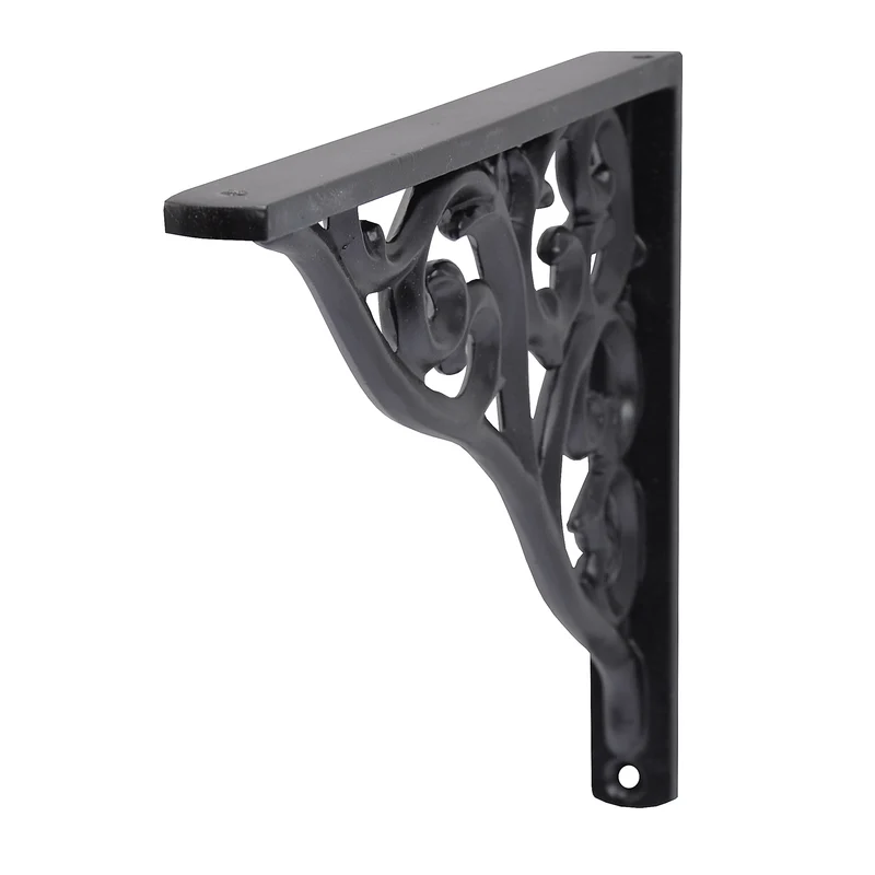 Duraline plankdrager barok mat zwart 23x18cm